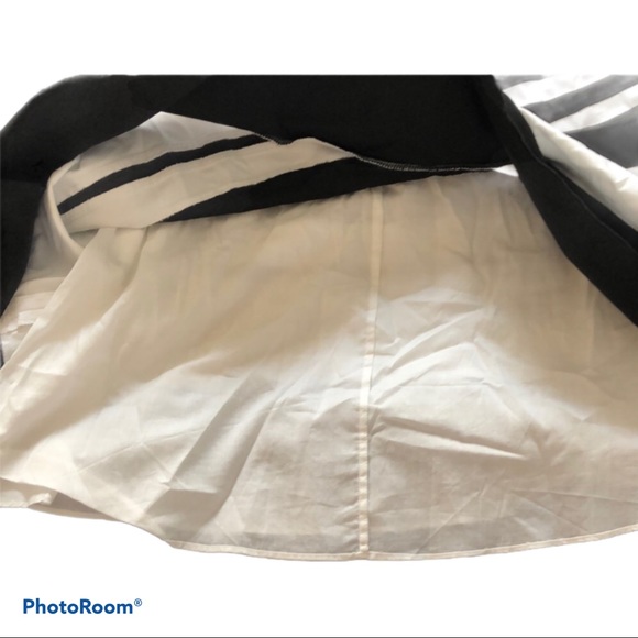 NEW! Preppy Coastal Grandmother Black & White Halter Cotton Dress‎ Size 4 - Picture 10 of 12